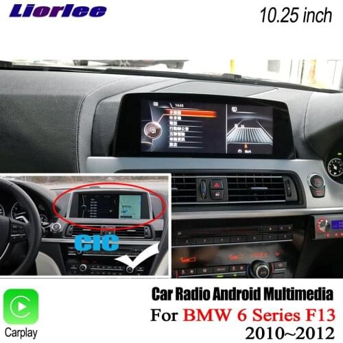 Liorlee Car GPS Navigation System For BMW 6 Series F13 2010-2012 CIC Car Android Multimedia Radio Stereo HD Screen Display TV