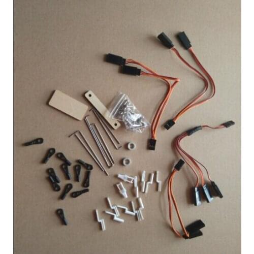 Small parts screw Y wire pushrods Clevis Ball head buckle for Freewing super Scorpion 80mm edf jet rc airplane