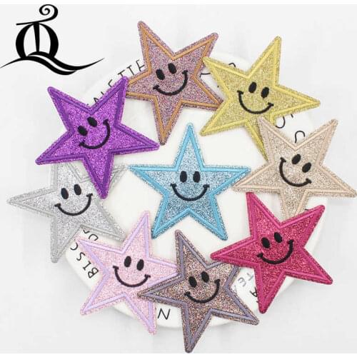 MIX stars 1pcs cartoon DIY fashion fine embroidery cloth patches patches clothing jeans trumpet childrens stickers E30