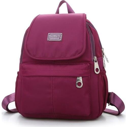 Fashion Womens Mini Backpack Waterproof College Student School Bag for girls 2021