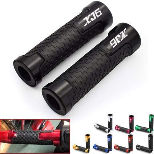 Logo For YAMAHA XJ6 DIVERSION XJ 6 Accessories Motorcycle Non Slip Handlebar Grips Throttle CNC Hand Bar Grips All Years