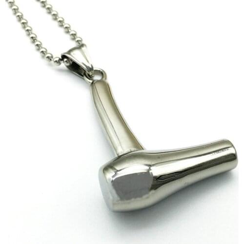 Stainless Steel Blower Hair Stylist Necklace Pendant Individual Jewelry DG-021
