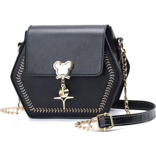 New 2021Women Small square bag popular chain bag Shoulder Bags Female Fashion PU Leather Shopping Crossbody Net red packet women