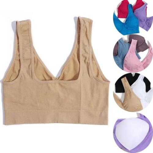 NEW 3pcs/set Sexy Tank Tops Sports Bra Removable Pads Seamless Sleeping Bra Push Up Bras Plus Size XXXL Wireless Underwear