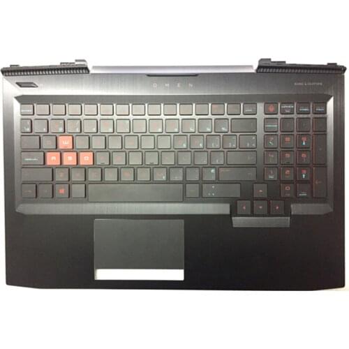 Original laptop keyboard cover palmrest for HP OMEN 15-CE002TX 15-CE TPN-Q194 Backlight