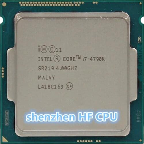 Original lntel Processor i7 4790K Quad Core 4.0GHz LGA 1150 TDP 88W 8MB (working 100% Free Shipping)