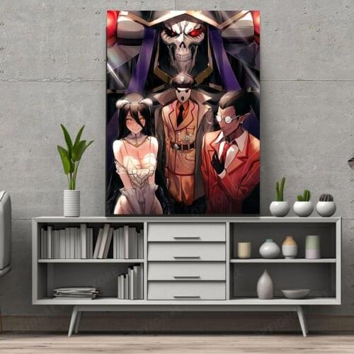 Overlord Albedo Poster Japan Anime Posters Wall Decor Print Wallpaper Decorative Wall Picture For Living Room
