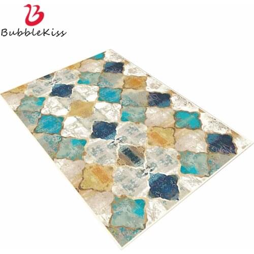 Bubble Kiss Carpet For Bedroom Modern Area Rug Vintage American Geometry Moroccan Ethnic Style Floor Mat For Home Decoration