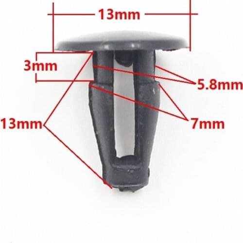 Automobile engine hood Insulation seal Retainers Trim panel clip fastener For Toyota 90467-08004