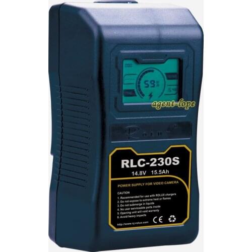 LCD display 230Wh Li-ion Battery V-Mount V-Lock for DSLR FS700 F55 Amira Alexa