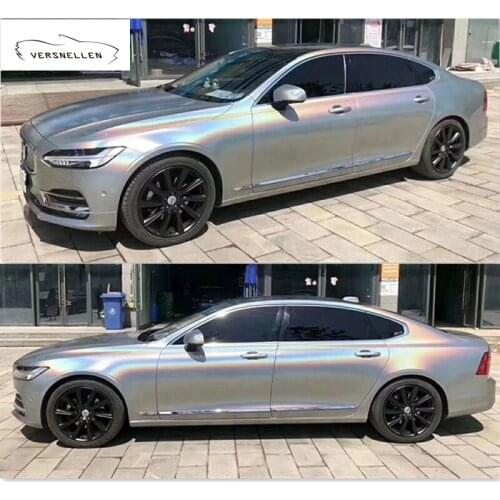 1.52x18M Diamond Laser Sliver Self-adhesive packaging stickers without bubbles Car Vinyl Wrap Film
