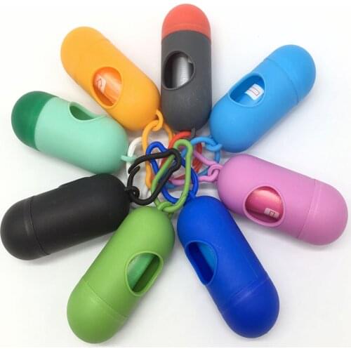 Practical Pet Poop Bag Dispenser 1pc Dog Waste Garbage Holder Dispensers With Poop Bags Set Puppy Trash Cleaning Supplies