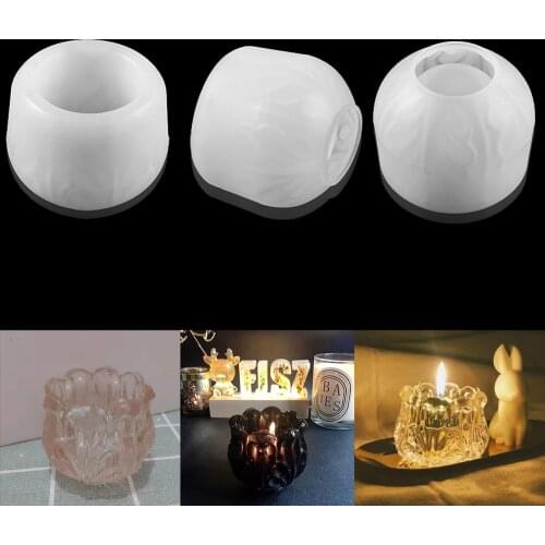 1Pcs Crystal Silicone Flower Shape Storage Box Mold Ashtray Epoxy Resin Casting Mould for DIY Epoxy Resin Jewelry Making Tool
