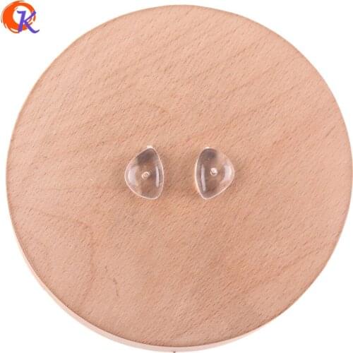 Cordial Design 11x15mm 1200Pcs Jewelry Accessories/Clear Acrylic Bead/Irregular Shape/DIY Making/Hand Made/Earring Findings