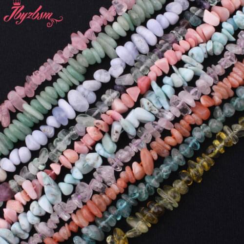 3x6-6x9mm Freeform Apatite,Larimar,Labradorite,Granet Bead Loose Spacer Natural Stone Beads For Necklace DIY Jewelry Making 15"