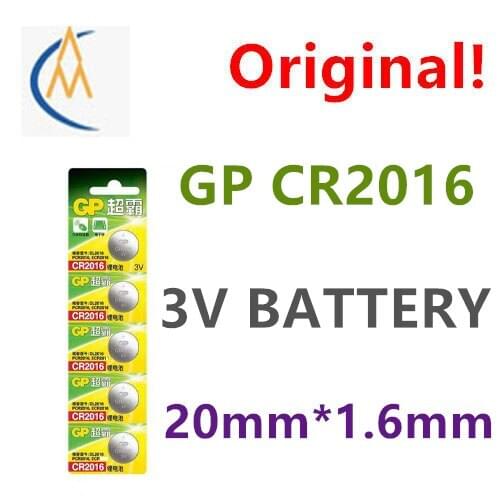 5PCS GP cr2016 button battery lithium 3V computer motherboard electronic scale key car remote control