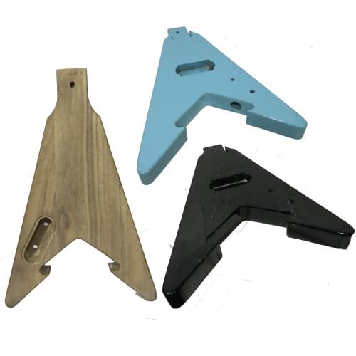 Aganti Music Unfinished Guitar Barrel High Quality Paulownia Wood ST Bass Guitar Accessories DIY Electric Guitar Body Triangle