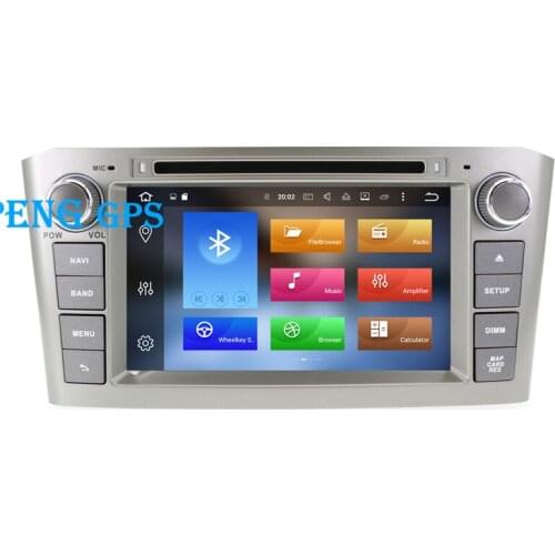 Car DVD player GPS Navigation for Toyota Avensis 2002-2008 T250 Newest Car Head Unit Multimedia Player Stereo Radio Tape Recoder