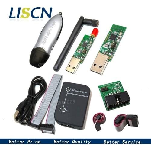 CC2531 CC2540 Sniffer Wireless Board Bluetooth 4.0 Dongle Capture USB Programmer Downloader Cable CC Debugger ZIGBEE emulator