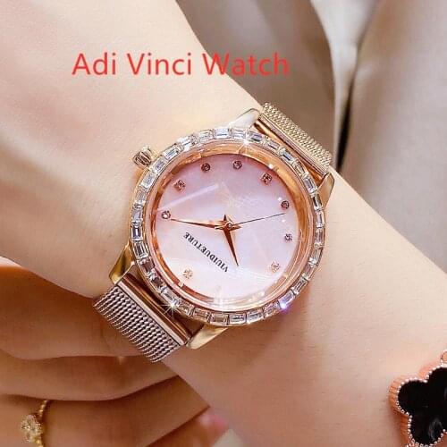 New genuine musical note ladies high sense watch non-mechanical ladies student watch diamond steel belt waterproof female watch