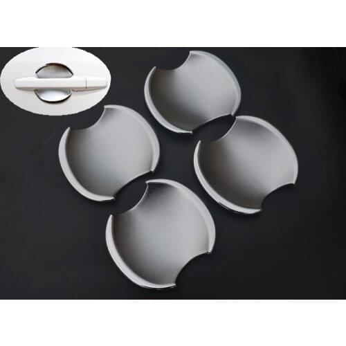 FUNDUOO For Honda Civic 4 Door Sedan 2006 2007 2008 2009 2010 2011 New ABS Chrome Door Handle Cup Bowl Cover Free Drop Shipping