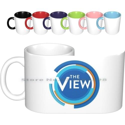 The View-Talk Show Logo Ceramic Mugs Coffee Cups Milk Tea Mug The View View Talk Show Logo Tv American Abc Daytime Programming