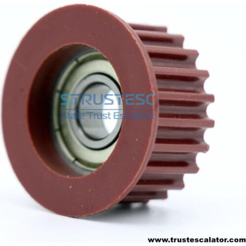 KER01700 KER01710 Strustesc Elevator Door Belt Roller AMD OD38.5mm/34mm H20mm 22 Teeth With/Without Axle