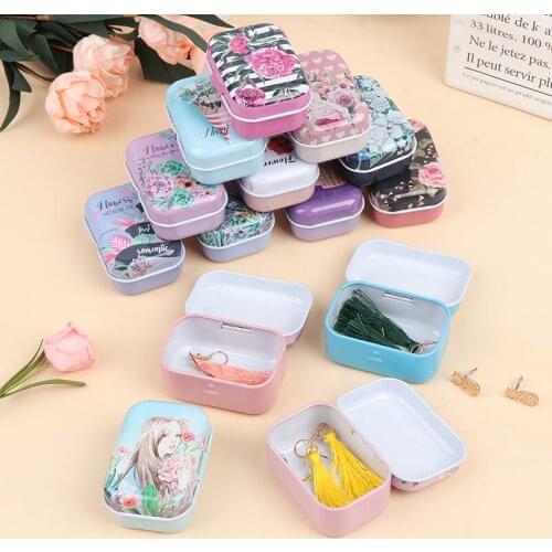 Mini Box Sealed Jar Packing Boxes Jewelry Candy Box Small Storage Boxes Cans Coin Earrings Headphones Gift Box