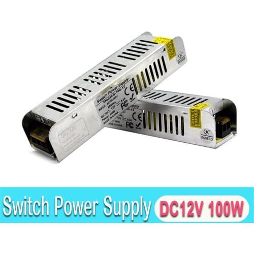 Mini size 12V 100W Power Supply Unit DC Transformers 110v 220v AC DC12V Switch Power Source For LED Modules Lighting CCTV Motor
