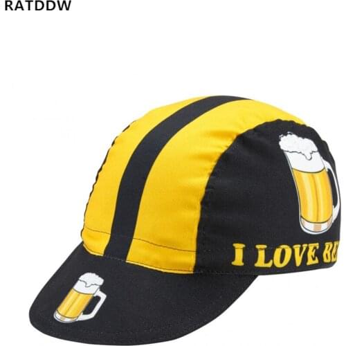 I Love Beer Men Bike Helmet Free Size ciclismo bicicleta Men Bike Hats Bandanas Anti-sweat Headwear Bicycle Cycling Caps