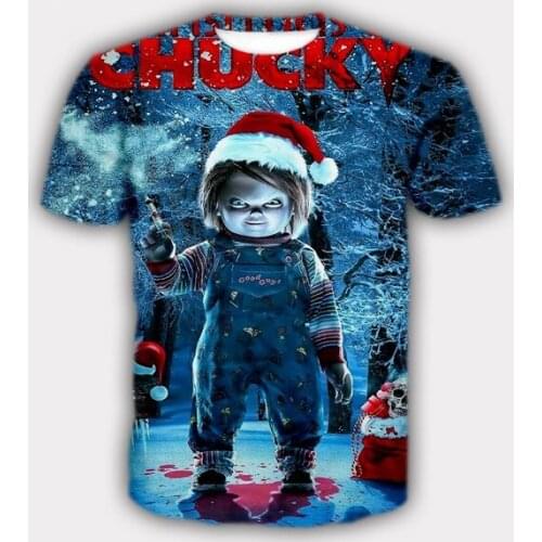 New Curse of Chucky 3D Print Causal Clothing Fashion Men Women Hip HopT-shirt Plus Size S-7XL harajuku graphic t shirts