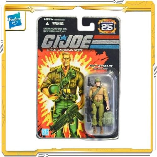 Original Hasbro G.I. Joe 25th Anniversary FIRST SERGEANT CODE NAME DUKE Action & Toy figures Model Toys For Children