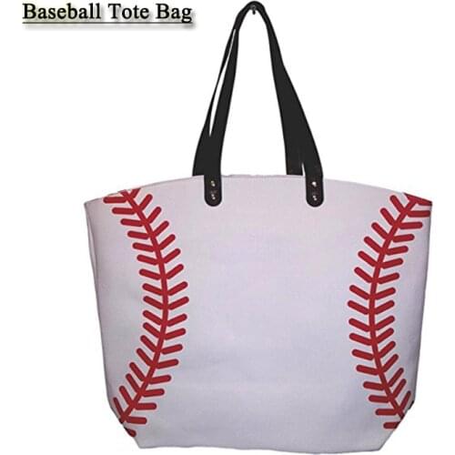 Personalized Baseball Tote Bag, Basebball Mom, Sports Bag, Softball Tote Bag