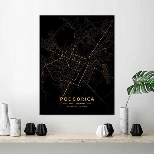 Podgorica Montenegro Poster