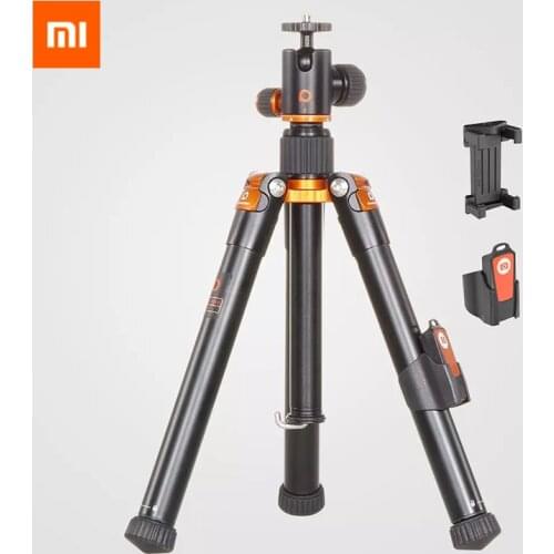 Xiaomi Phoneographer Portable Tripod for Camera Selfie Stick Panoramic Spherical Head Bluetooth Remote Control Tripod for Phone