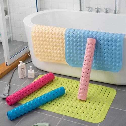 PVC bathroom non-slip mat bath water-proof mat household toilet toilet toilet hotel floor mat 35x70cm