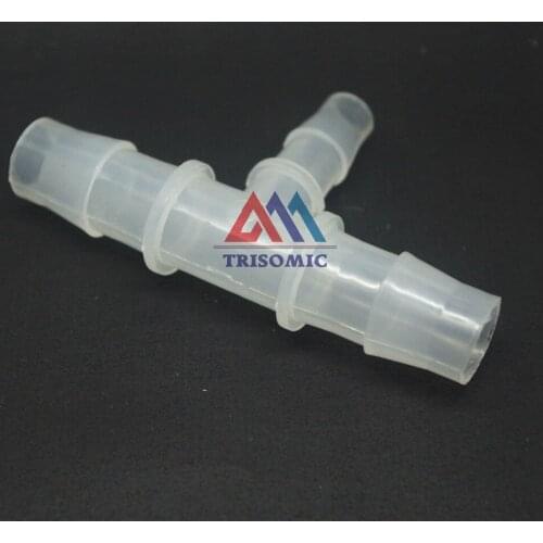 12 pieces 14mm*10mm*14mm T type Reducing Connector Tube Joiner Material PP Plastic Fitting Fish Tank Airline Aquarium