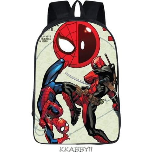 16 inch Spiderman Backpack For Children Boys Girls School Bags Cartoon Book Mochilas Daily School Backpack Gift