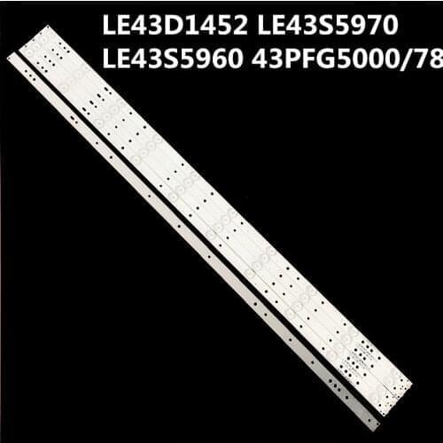 LED Backlight strip 10 Lamp P hilips 43pfg5000 43PFG5100 Aoc Le43d1452 Le43s5760 Le43d1442 le43s5970 LE43S5977