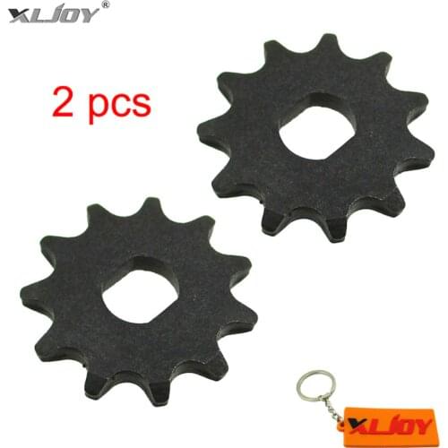 XLJOY 2 pcs Electric Scooter 11 Tooth Sprocket T8F Chain Motor Engine Pinion Gear MY1020 Motor