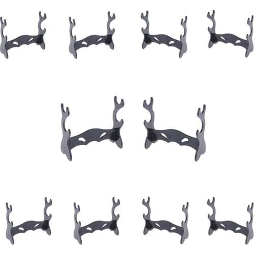 10Pcs Sword Stand Two Tiers Holder Display Bracket Rack for Cartoon and Comics Show Sword Magic Wand Collection X4Yd Gift