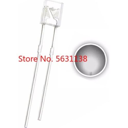 100pcs 2X3X4mm Square LED Emitting Diode White 20mA 3V Water Clear DIP-2 2*3*4mm Rectangle 2PINS Lamp Ultra Bright Light Beads