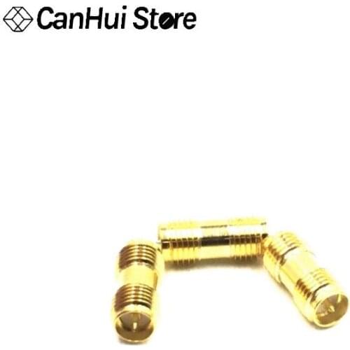 2 stücke Neelde NEUE RP Sma-buchse zu RP-SMA Weibliche Jack RF Coax Adapter konverter Gerade Vergoldet Weibliche zu weibliche SM