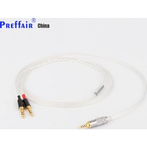 2020 HIFI 8 Cores 7N OCC Silver Plated OCC Balanced Headphone upgrade cord cable For Hifiman SUNDARA he400i he400s HE560