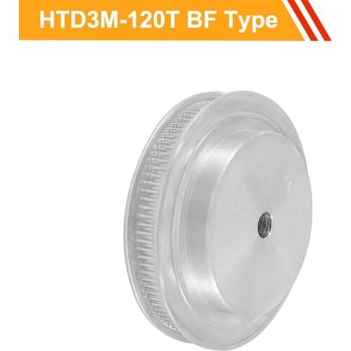3M 120T Timing Belt Pulley HTD3M Type Toothed Pulley Wheel 11mm/16mm Belt Width 8/10/12/14/15/19/20mm Bore Transmission Pulley