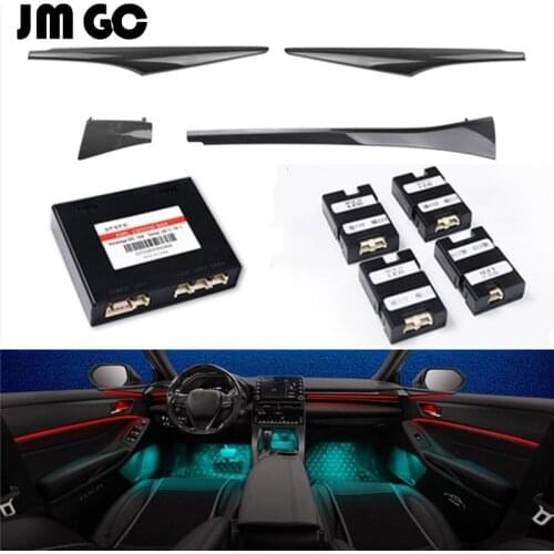 Car LED lights Suitable for Toyota Avalon multi-color ambient light, interior lights, door light guide strips, original installa