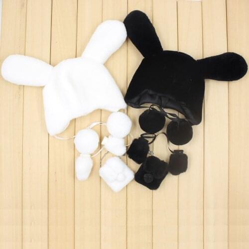 Blyth doll Snow Fluffy Hat and gloves,bag for 1/6 Doll BJD NEO