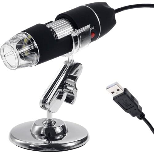 Mega Pixels 500X 1000X 1600X 8 LED Digital USB Microscope motherboard repair Magnifier Electronic Stereo USB Endoscope Camera