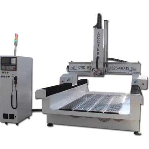 Big Size 4 Axis Wood Carving Cutting Cnc Router Machine For Mould Making