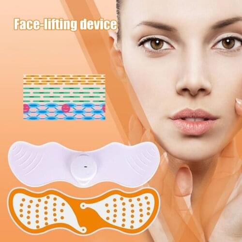Hig EMS Electric Pulse Face Slimming Machine Multi-Frequency Adjustable Face Lifting Firming Massager for Facial Lifting